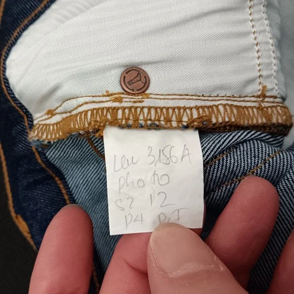 Lands End Women's Dark Wash Bootcut Denim Jeans Blue Mid Rise Size 12 Tall NEW - Picture 14 of 14